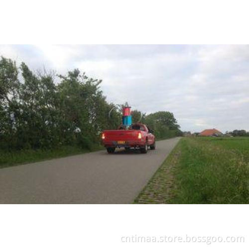 High Speed Maglev Vertical Axis Wind Turbine by Car Driving